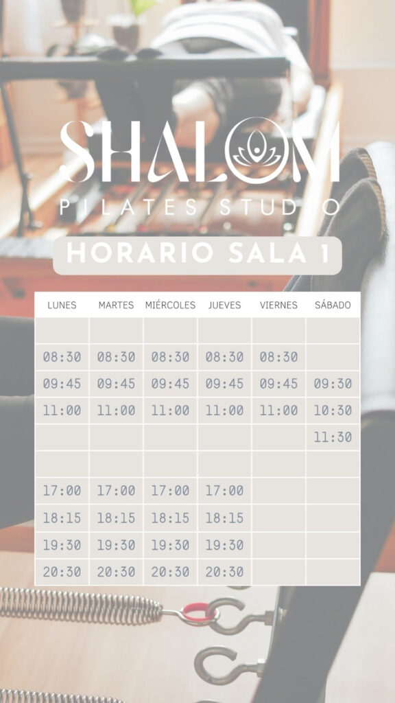 Horarios Pilates Shalom Concon, Valparaíso Viña del mar